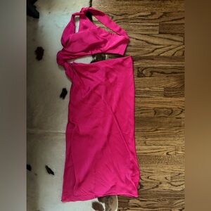 NBD Misha Midi Dress Pink